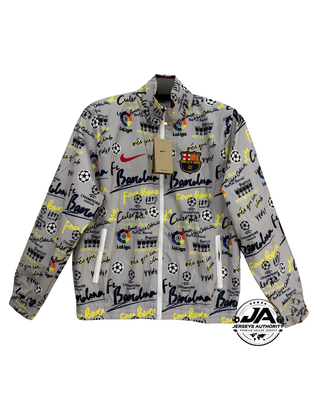 26/27 Barcelona Full Zipper Windbreaker - front