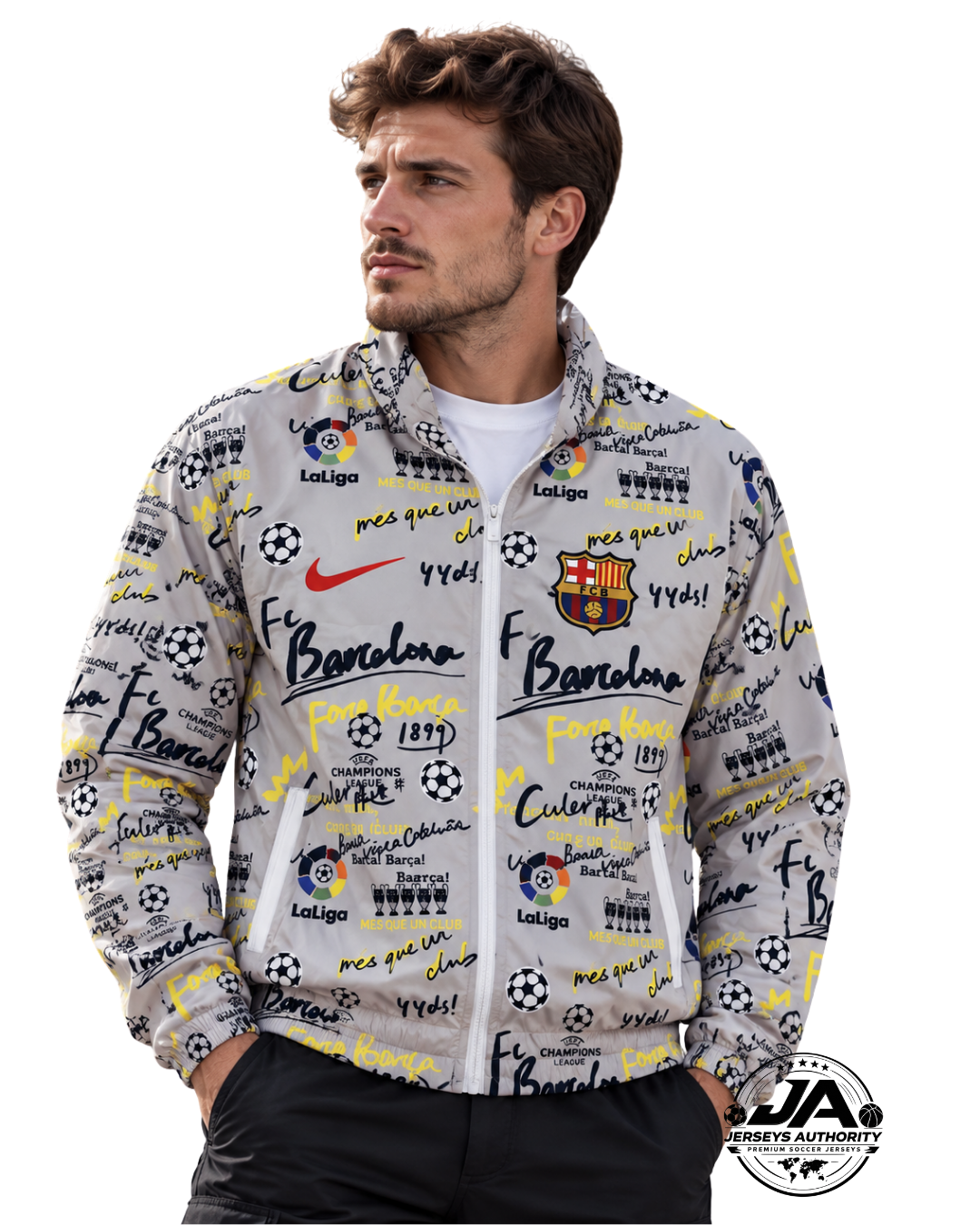 26/27 Barcelona Full Zipper Windbreaker - model