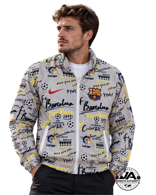 26/27 Barcelona Full Zipper Windbreaker - model