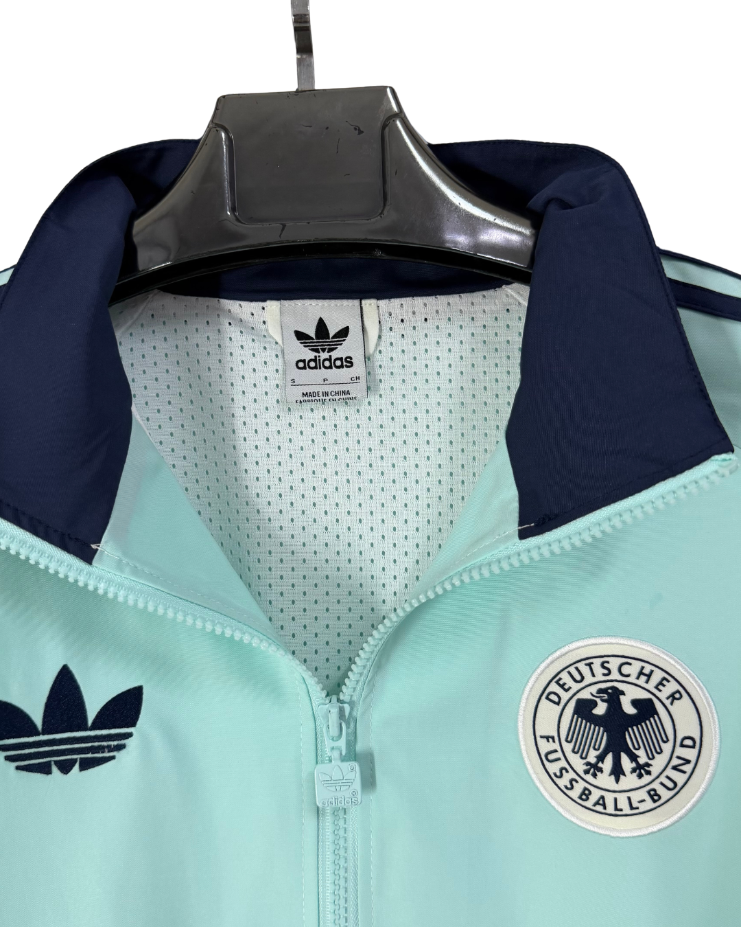 26/27 Germany Green Full Zipper Windbreaker - front