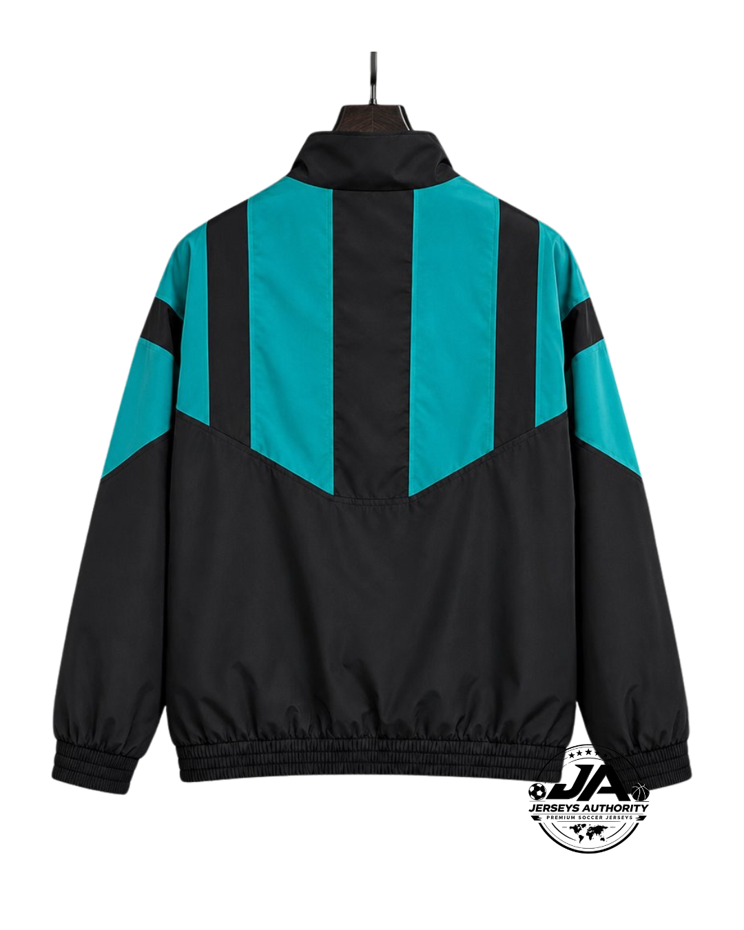 26/27 Liverpool EQT Black Green Full Zipper Windbreaker