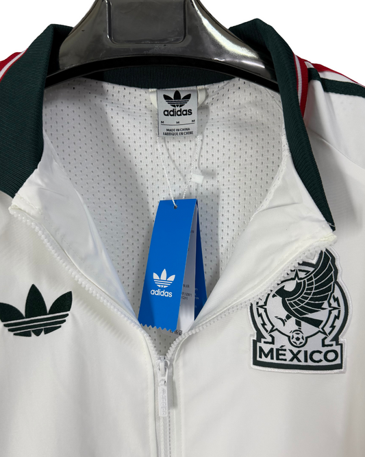 26/27 Mexico White Full Zipper Windbreaker - detail