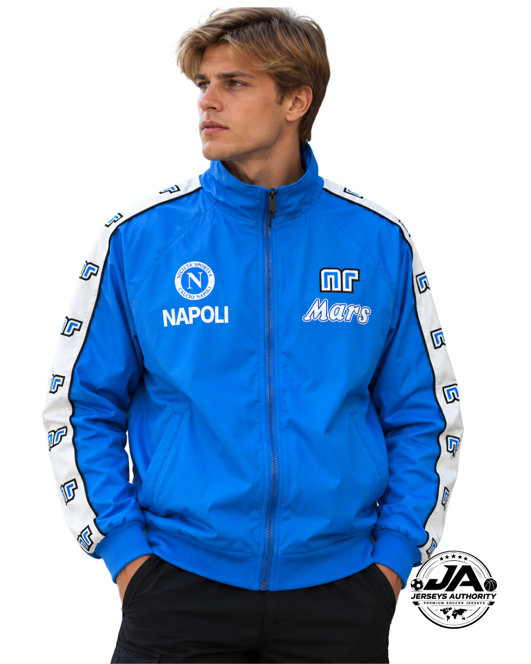 26/27 Napoli NR Mars Full Zipper Windbreaker - model