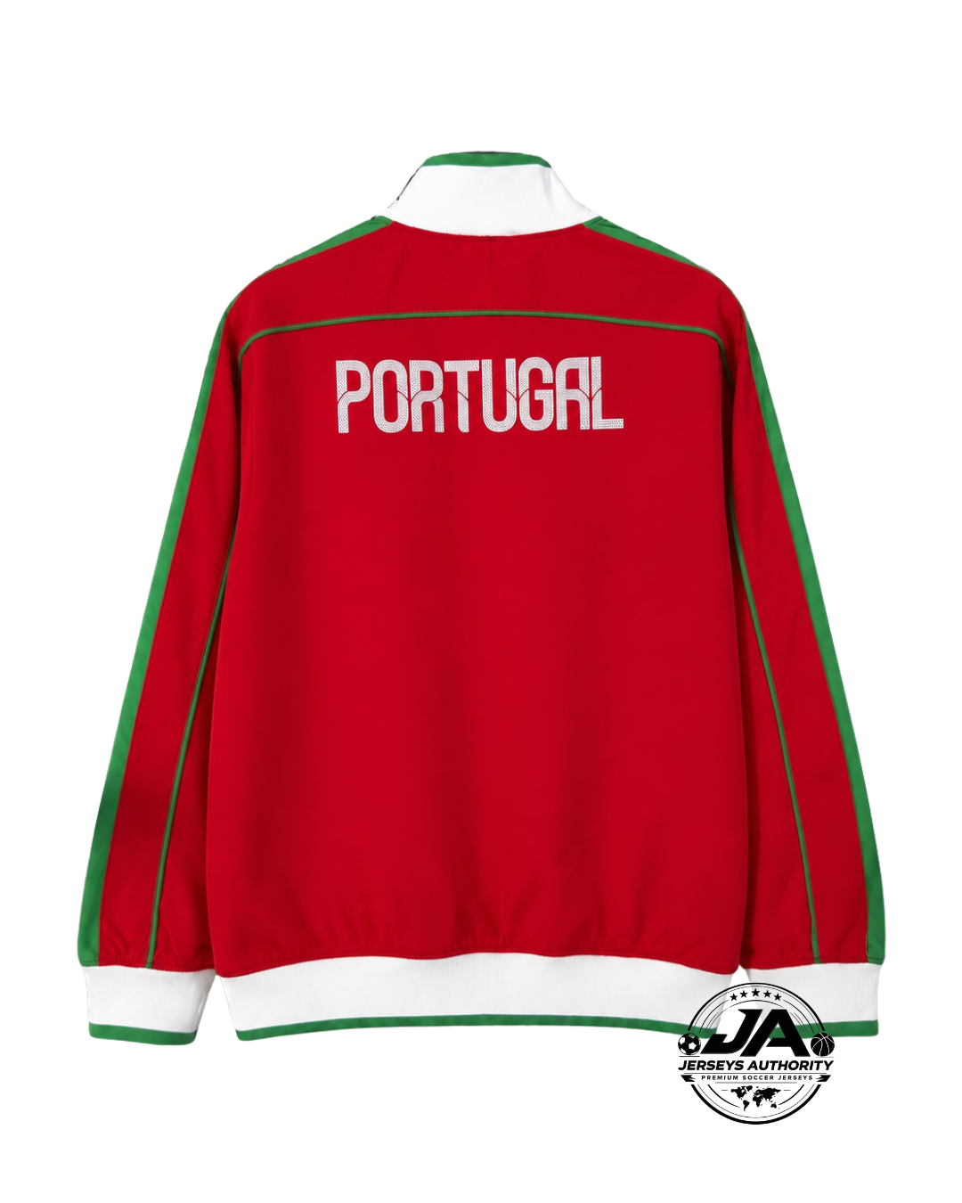 26/27 Portugal Red Full Zipper Windbreaker - back