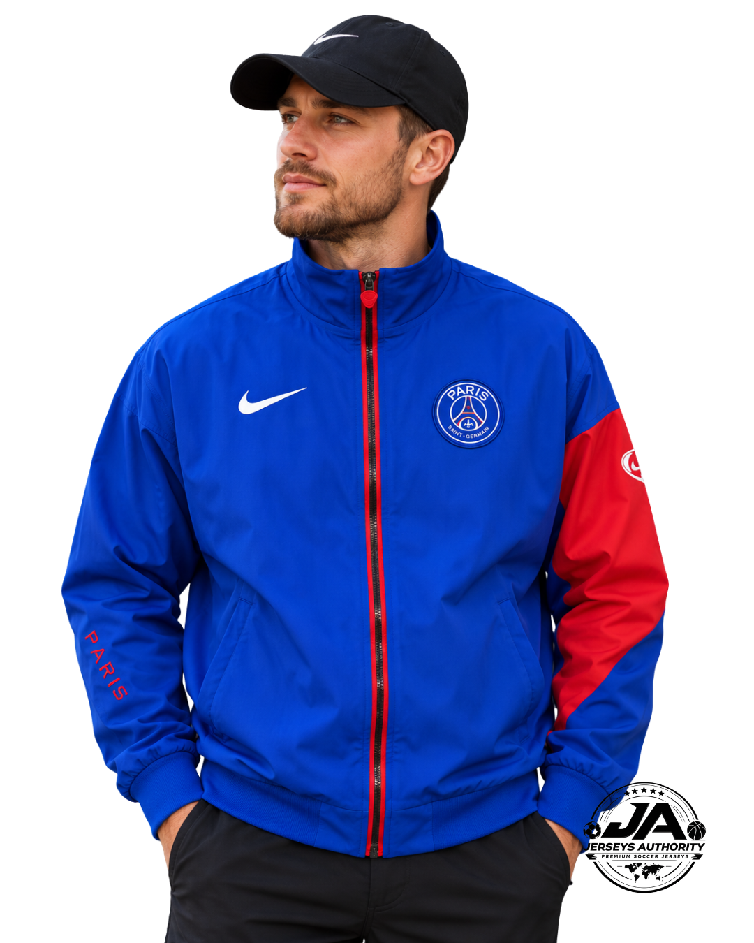 26/27 PSG Full Zipper Windbreaker - model