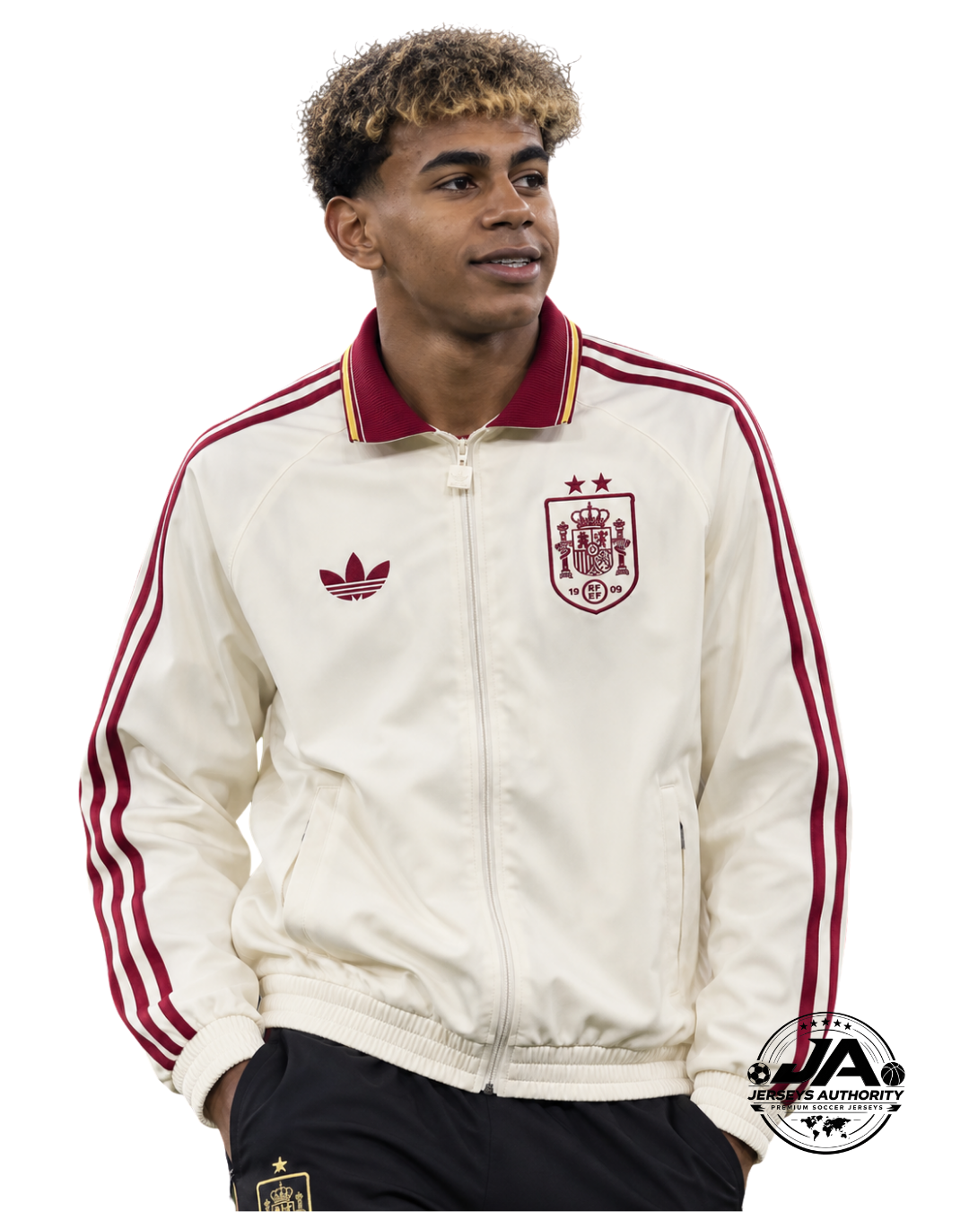 26/27 Spain 2 Stars Full Zipper Windbreaker - model