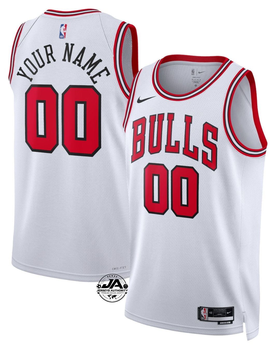 Chicago Bulls Nike White Jersey  - Association Edition