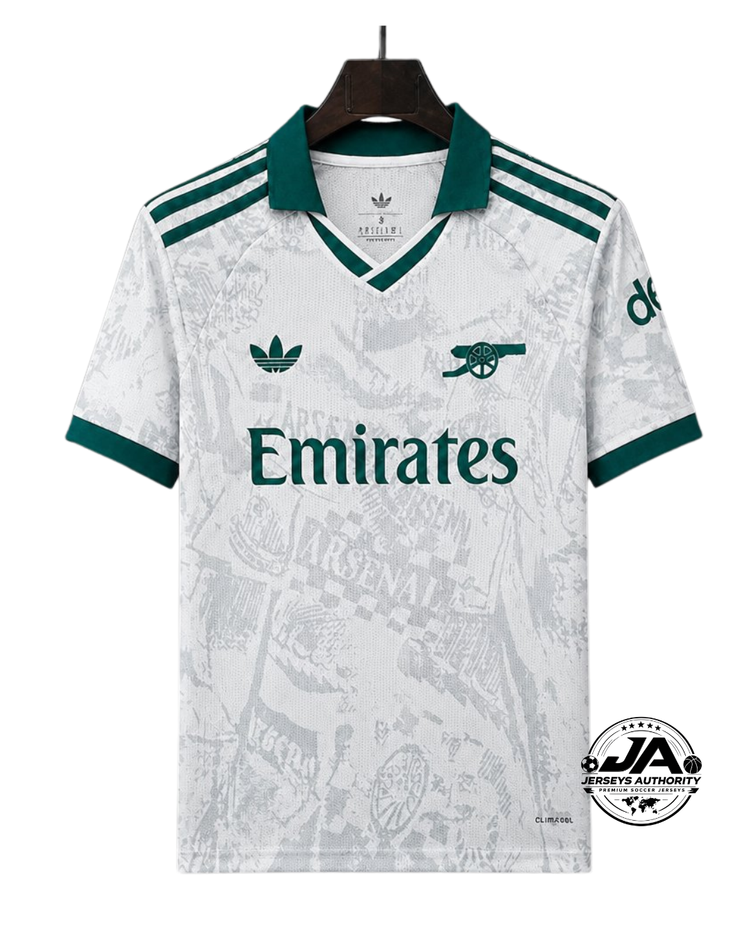 27/28 Arsenal Away Grey Jersey - Fan Version
