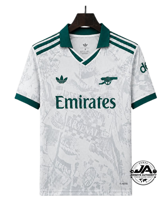 27/28 Arsenal Away Grey Jersey - Fan Version