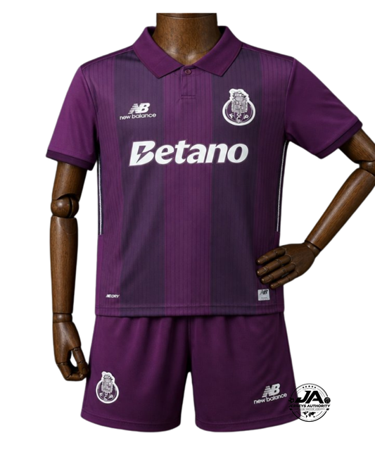 26/27 KIDS Porto Away Purple Jersey