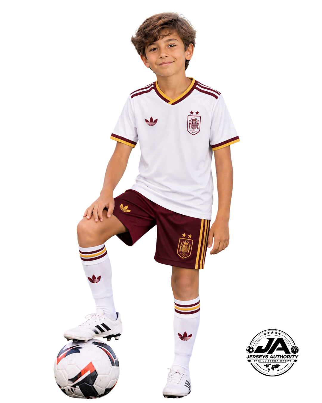 2 Star 2026 Kids Spain Away Jersey