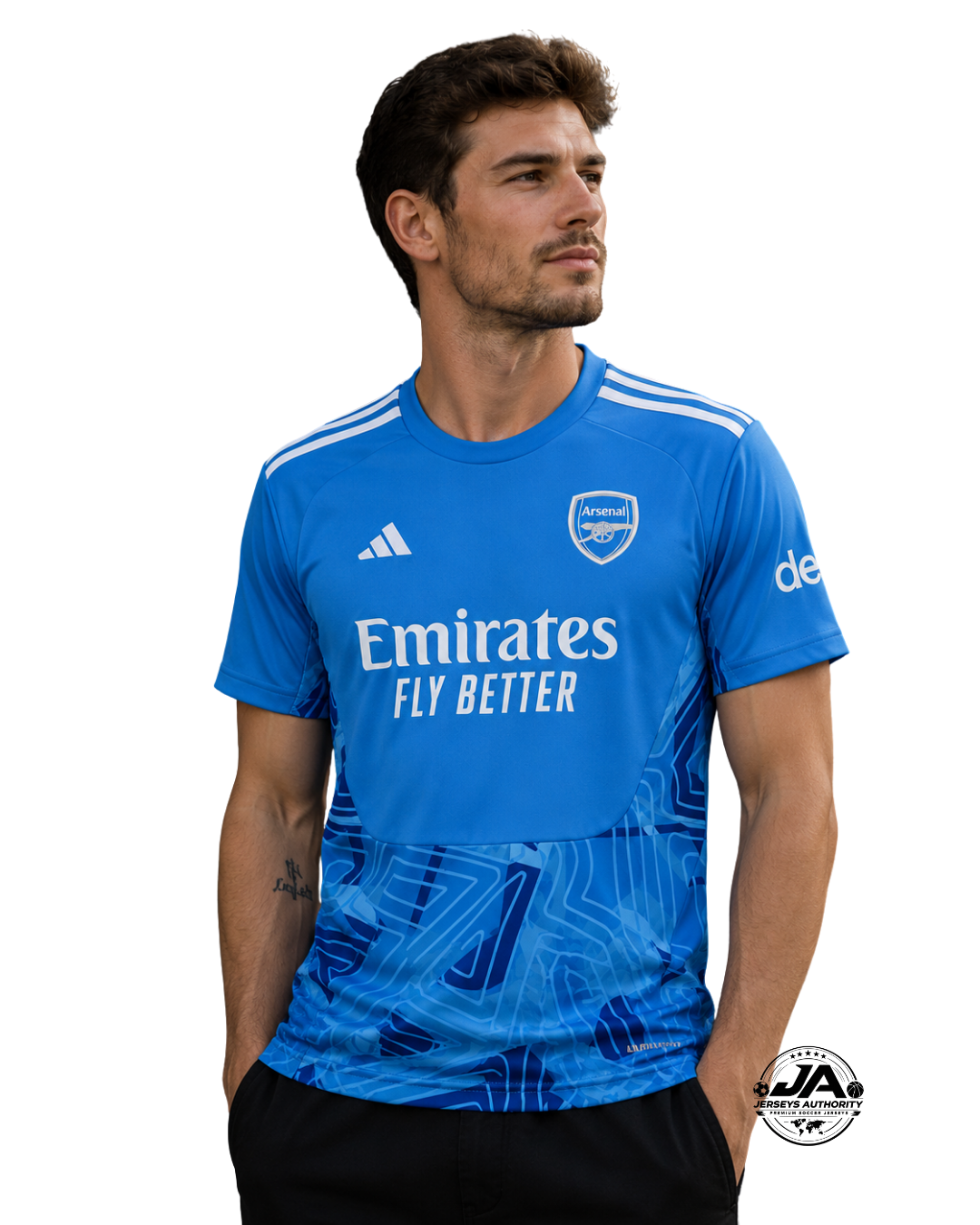 Camiseta de Portero Azul Arsenal 2026/27 - Versión Fan