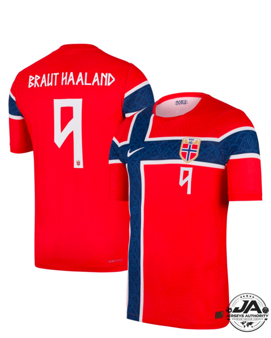 Norway 2026 World Cup Home Shirt Braut Haaland Player Version