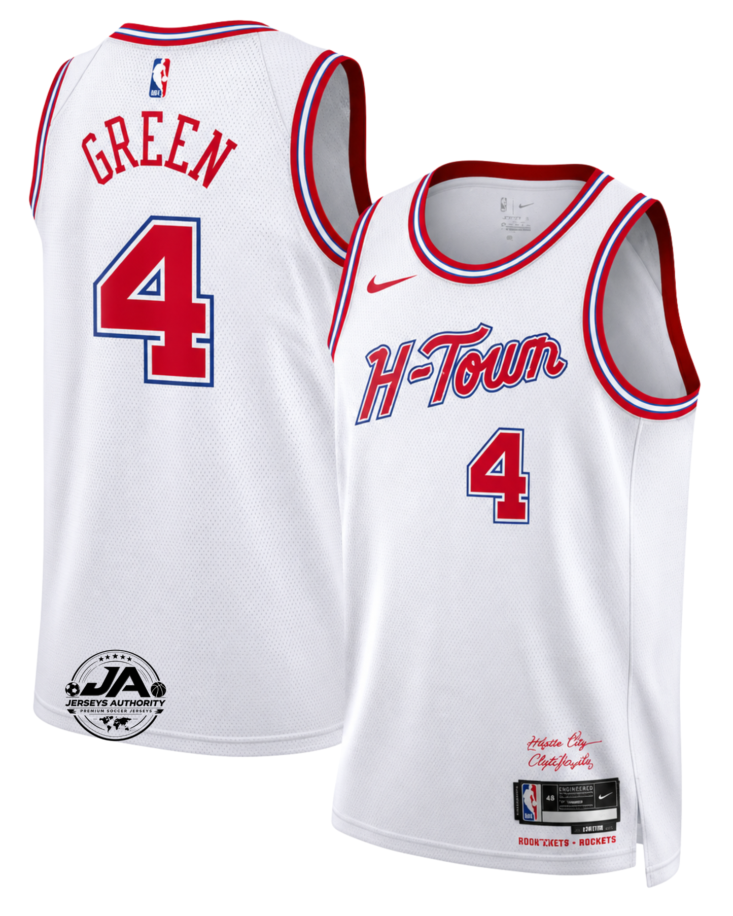 Jalen Green Houston Rockets City Edition Jersey - White