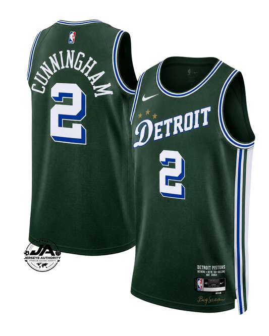 Cade Cunningham Detroit Pistons City Edition Jersey - Green