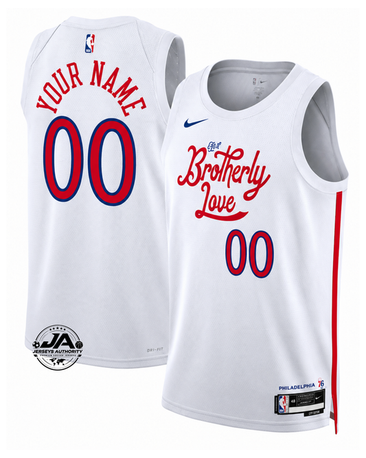 Philadelphia 76ers City Edition Jersey - White