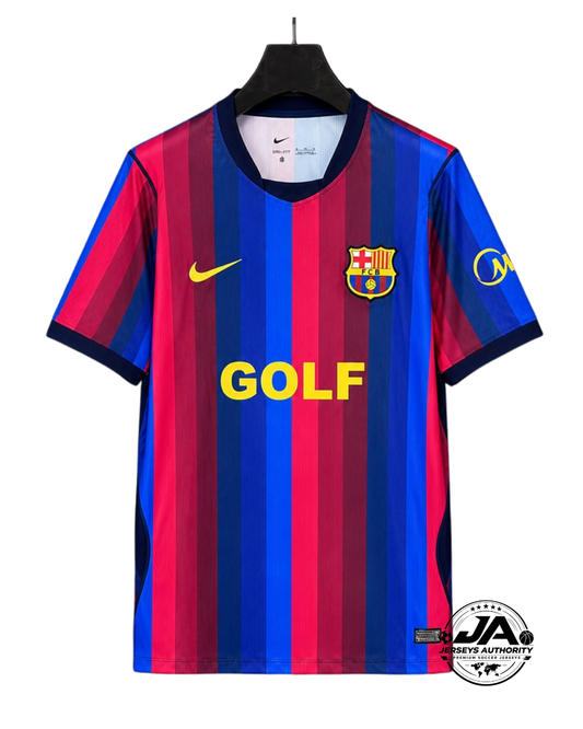 26/27 Barcelona x Golf Wang El Clasico Red/Blue Jersey - Fan Version