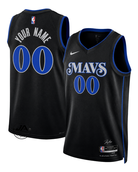 Dallas Mavericks City Edition Jersey - Black