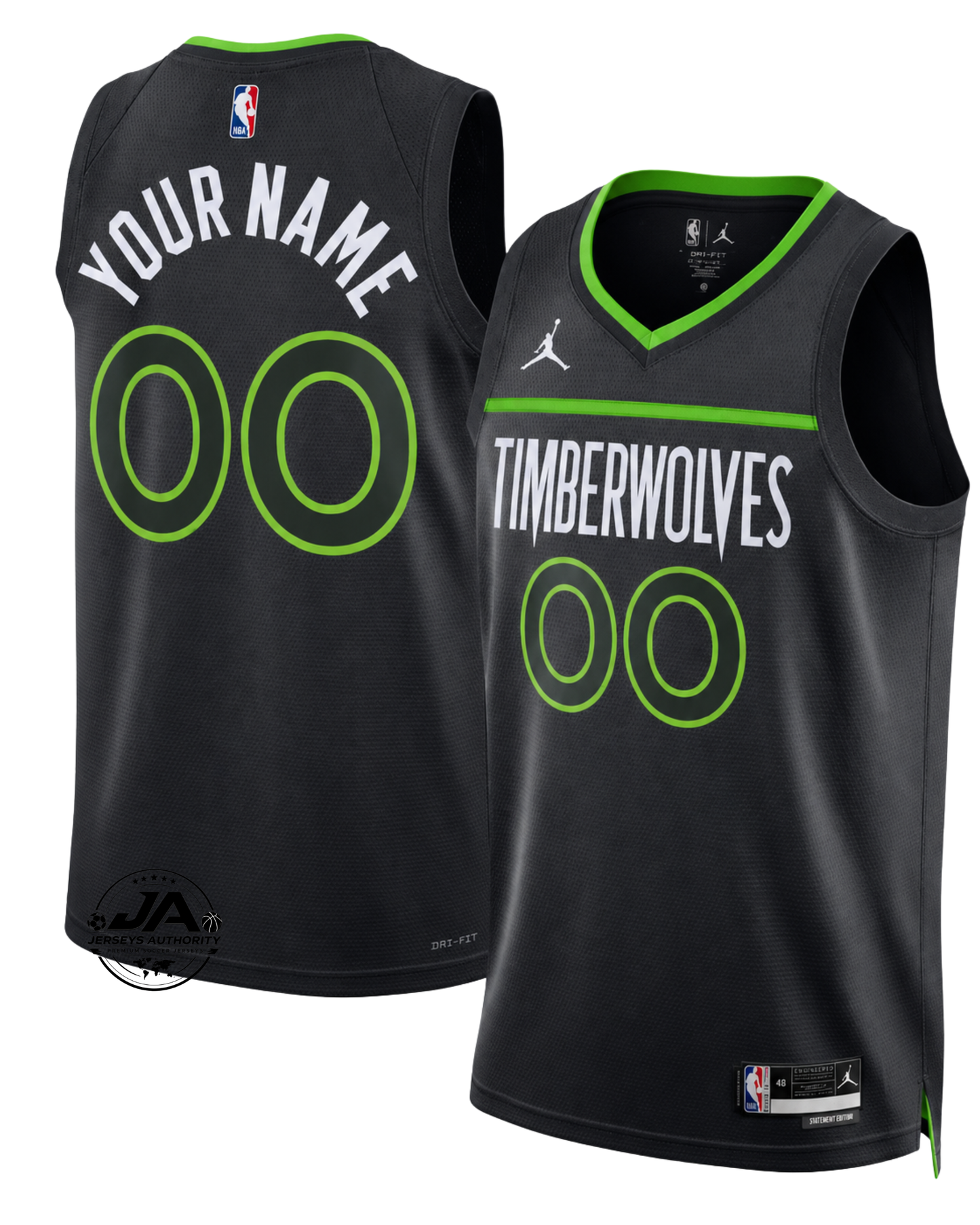 Minnesota Timberwolves Statement Edition Jersey - Black