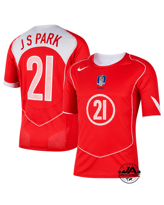 South Korea Park Ji-Sung 21 Retro 2004 Total 90 Reissue Jersey