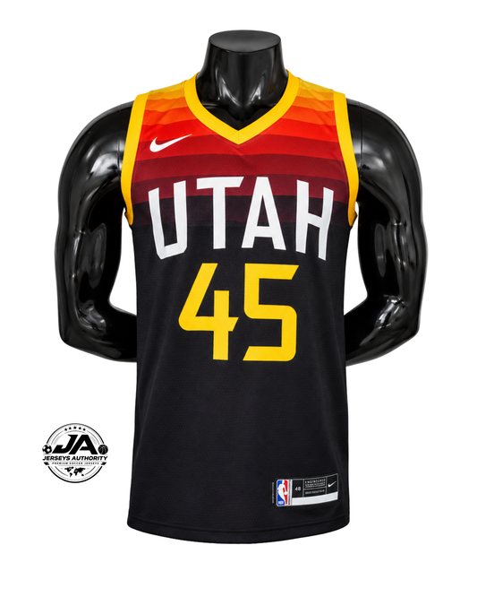 Utah Jazz Jersey - Black/Yellow - Nike