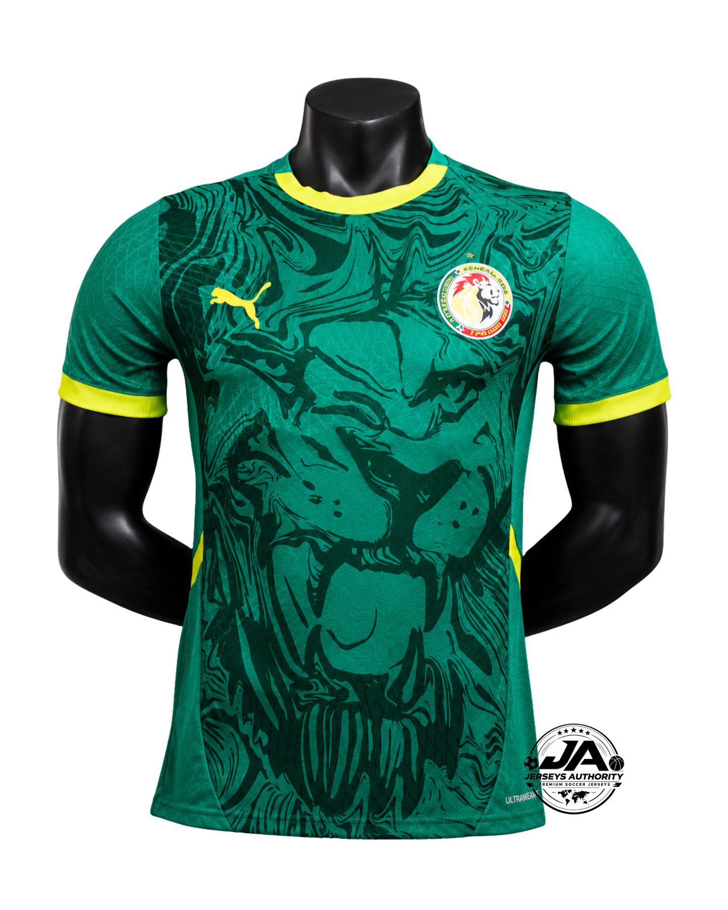 Senegal 25/26 Green Jersey - Player Version - Slim Fit