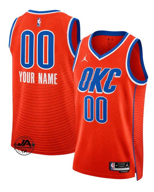 Oklahoma City Thunder Statement Edition Jersey - Orange