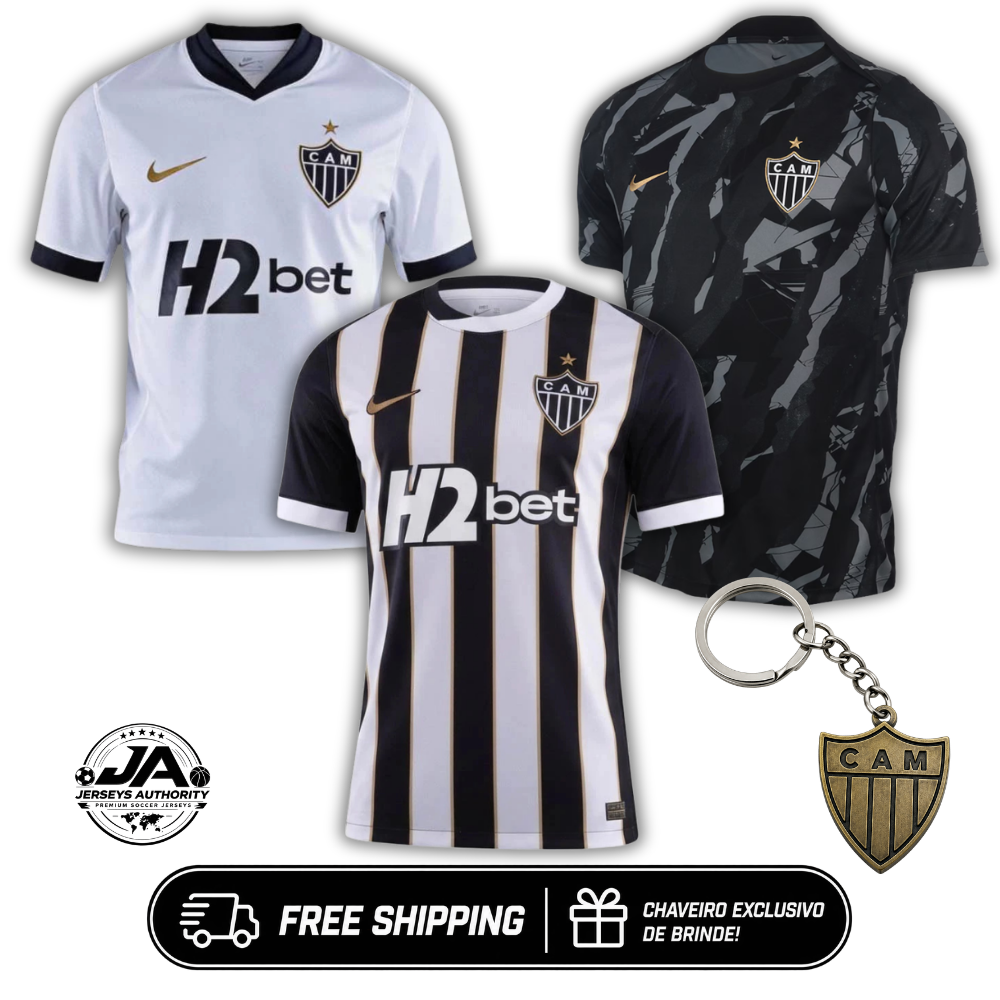 Atletico Mineiro Local, Visitante y Prepartido 2025/26 - Kit 3 - Versión Aficionado
