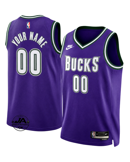 Milwaukee Bucks Classic Edition Jersey - Purple