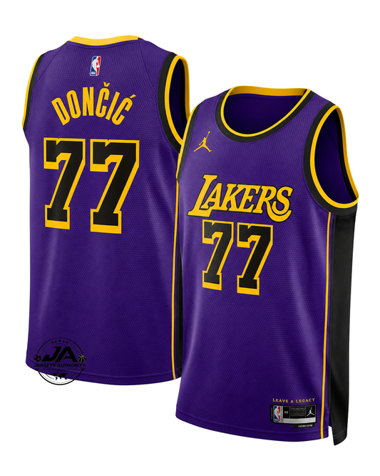Luka Dončić Los Angeles Lakers Statement Edition Jersey - Purple