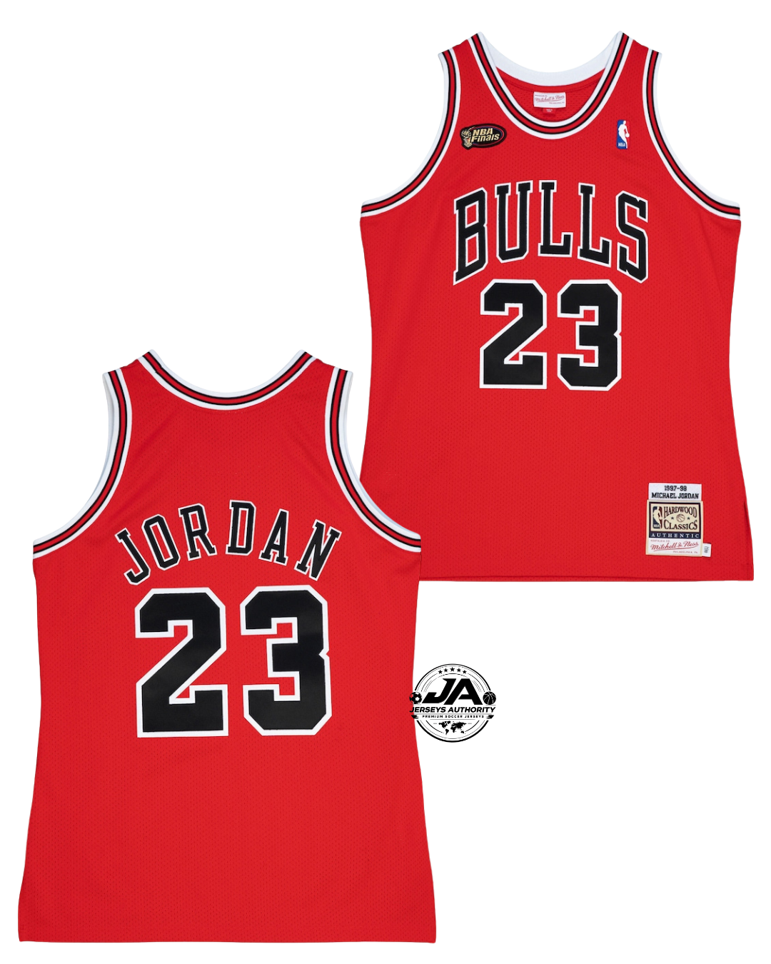 Camiseta Swingman de los Chicago Bulls 1997/98 - Roja
