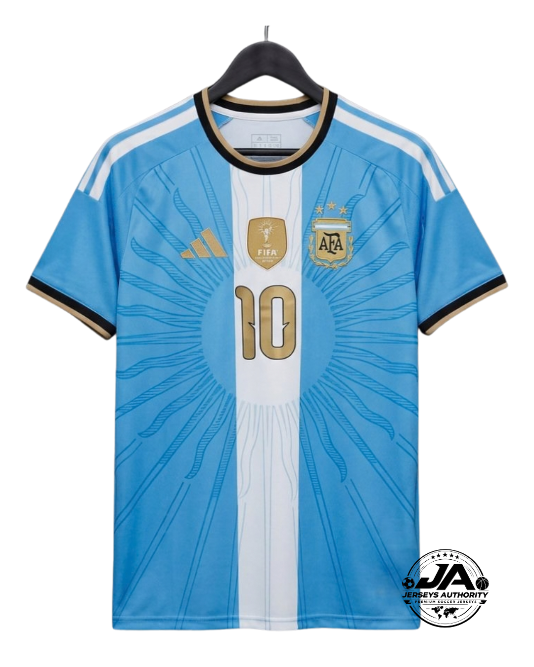 Camiseta de jugador auténtica de Argentina para el hogar Messi 10 Mundial 2026