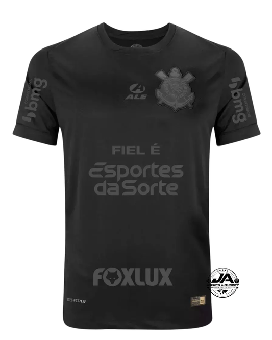 Camisa Corinthians II 2024/25 Away Com Patrocínios - Torcedor