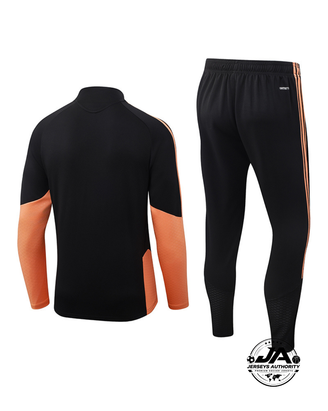 2026/27 Arsenal Black & Orange Training Set – Long Sleeve