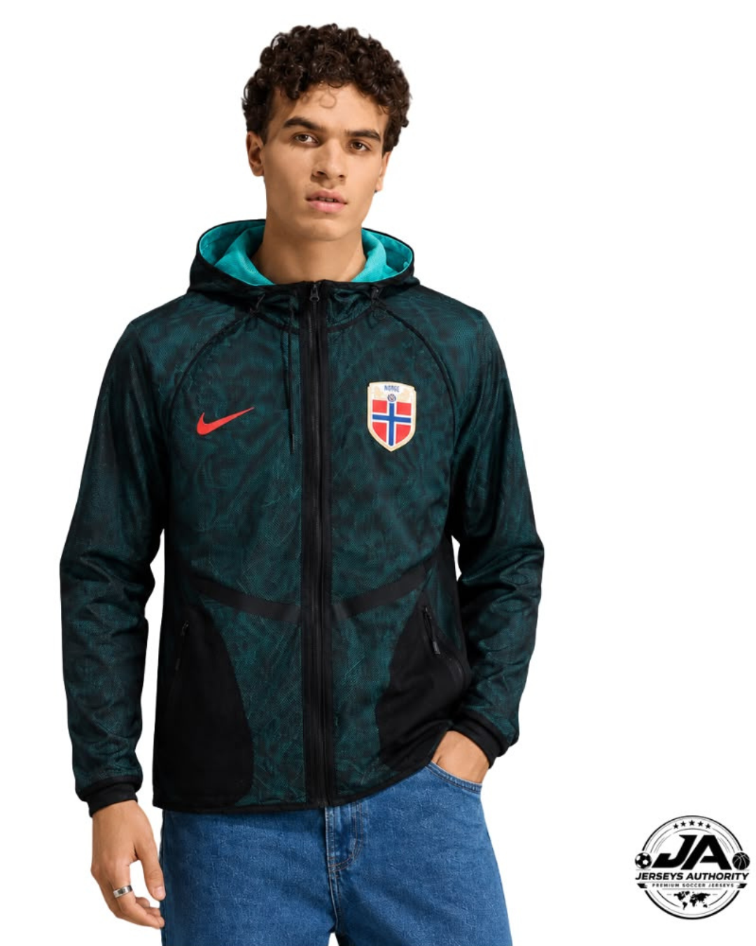 Chaqueta de Himno de Fútbol Masculino de Noruega 2026