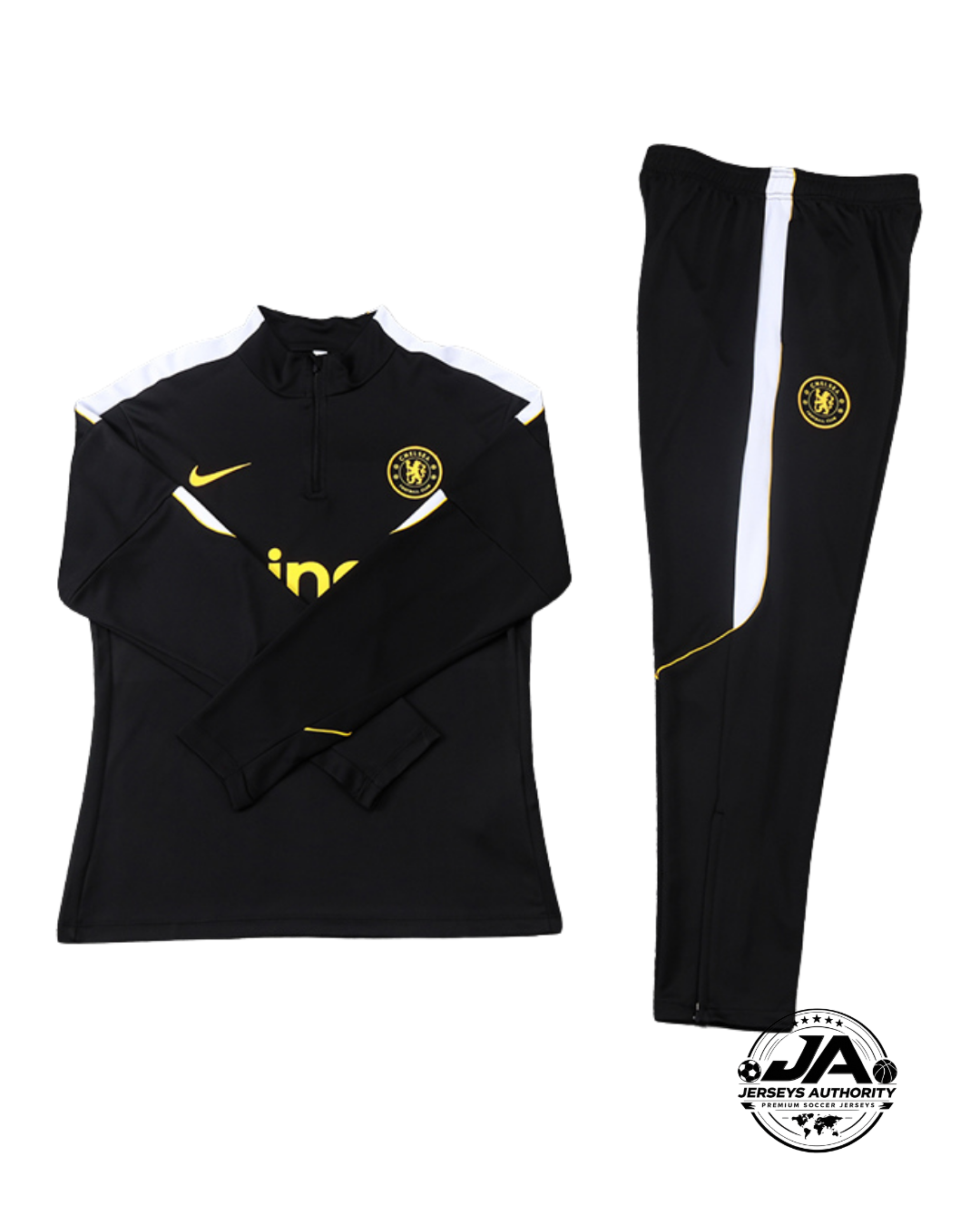 2026/27 Chelsea Black Training Set – Long Sleeve