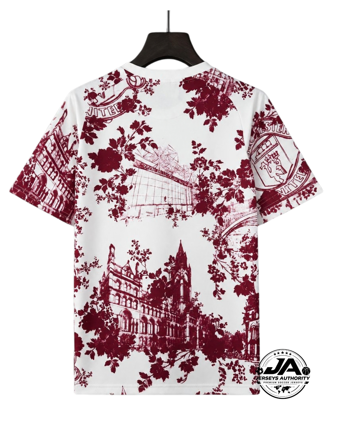 26/27 Manchester United Training Floral White Jersey - Fan Version