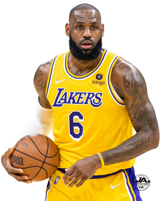 Camiseta de jugador de Los Angeles Lakers LeBron James #6 - Amarilla
