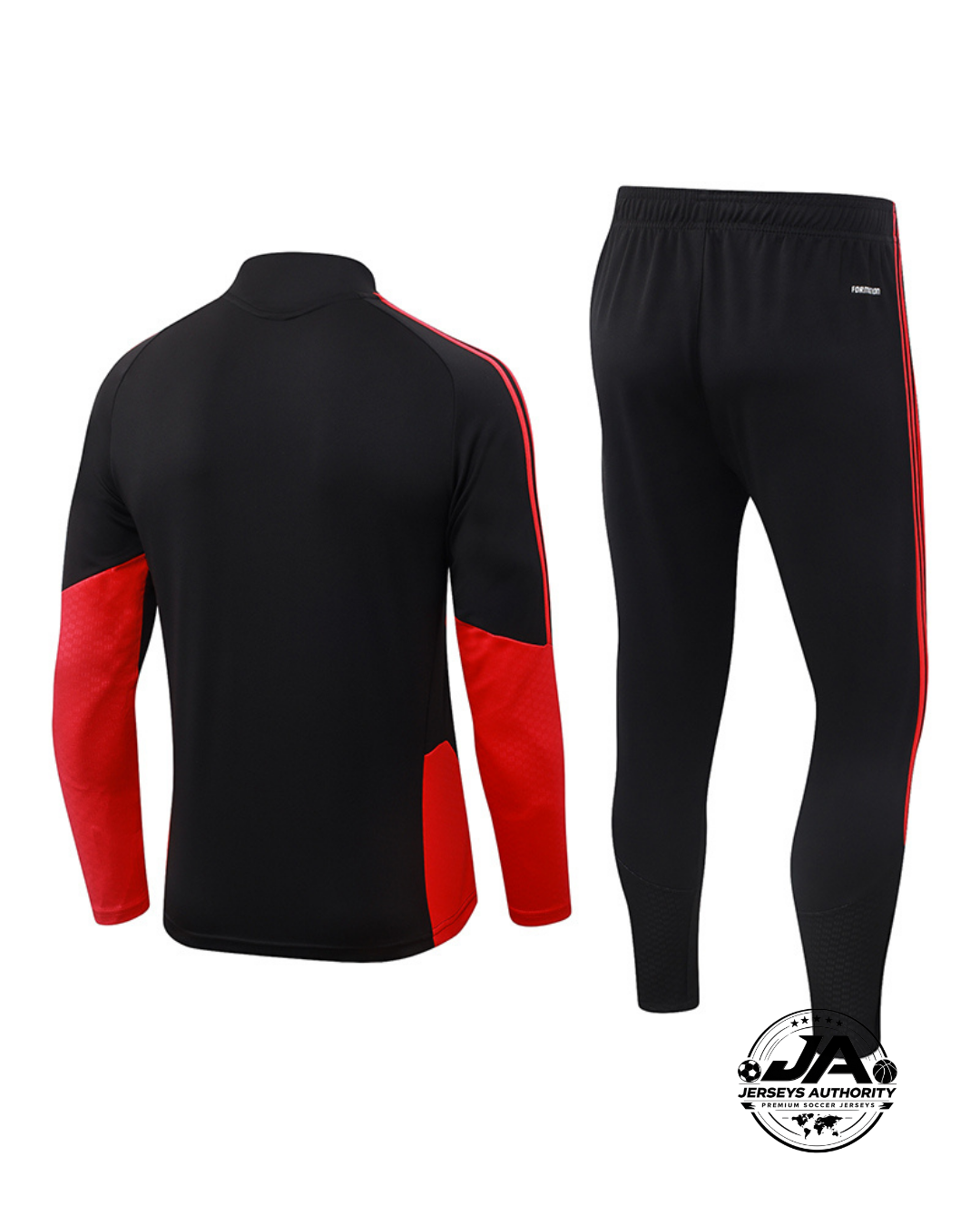 2026/27 Manchester United Black & Red Training Set – Long Sleeve