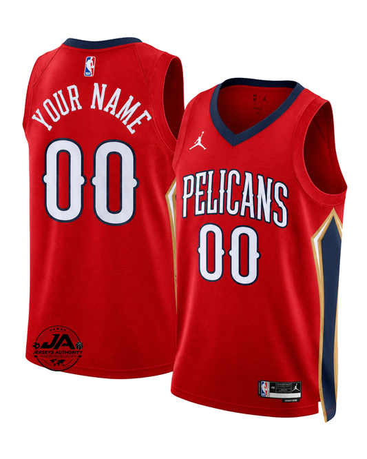 New Orleans Pelicans Statement Edition Jersey - Red