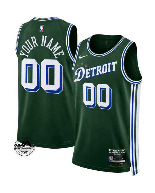 Detroit Pistons City Edition Jersey - Green
