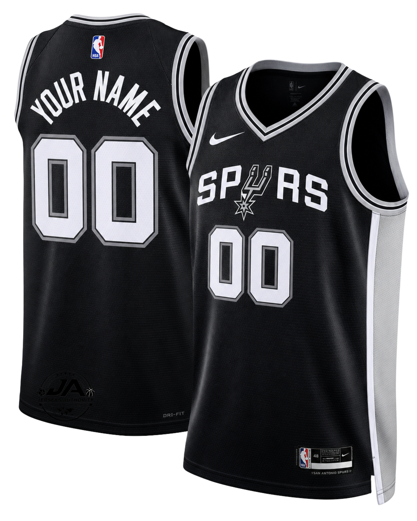 San Antonio Spurs Icon Edition Jersey - Black
