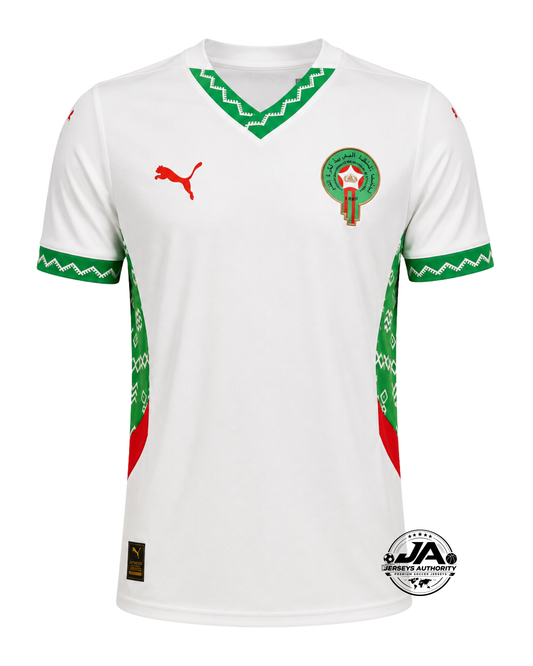 Morocco 25/26 Away Jersey - Player Version - Slim Fit