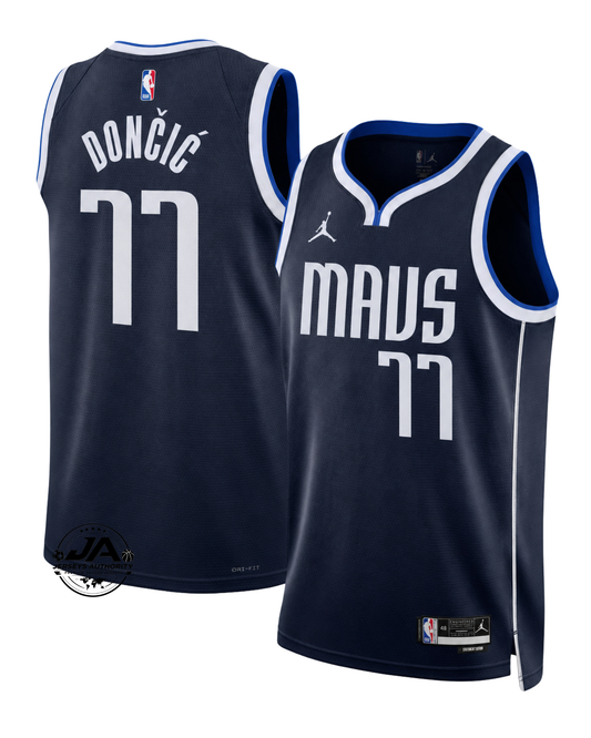 Luka Dončić Dallas Mavericks Statement Edition Jersey - Navy