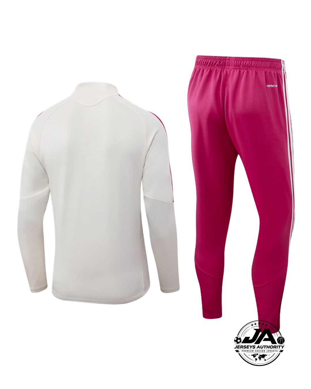 2026/27 Real Madrid White & Pink Training Set – Long Sleeve
