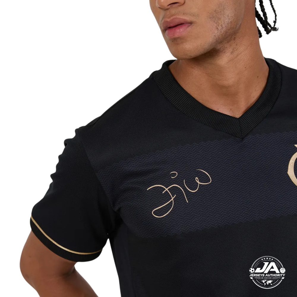 Camisa Flamengo Retrô Zico 1981 Preto e Dourado - Torcedor