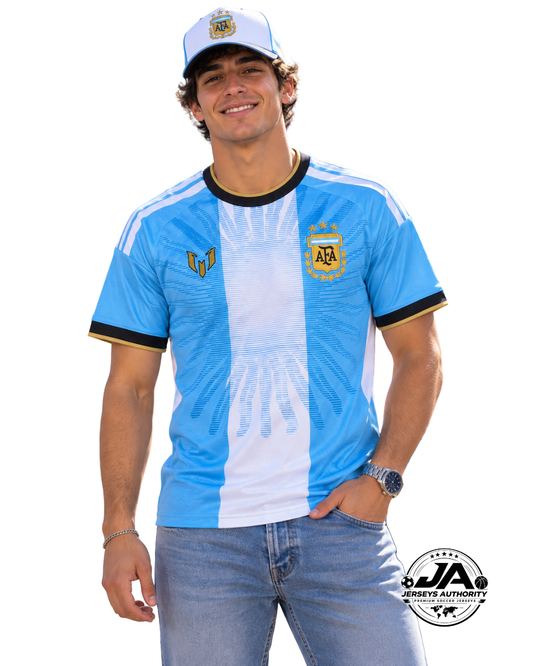 Camiseta de Jugador Auténtica Argentina Visitante Messi 10 Mundial 2026