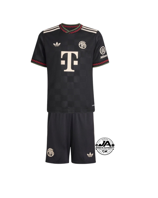 Kids Kit Bayern Munich Third Jersey 2025/26