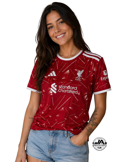 26/27 Women's Liverpool Red Home Jersey - Fan Version
