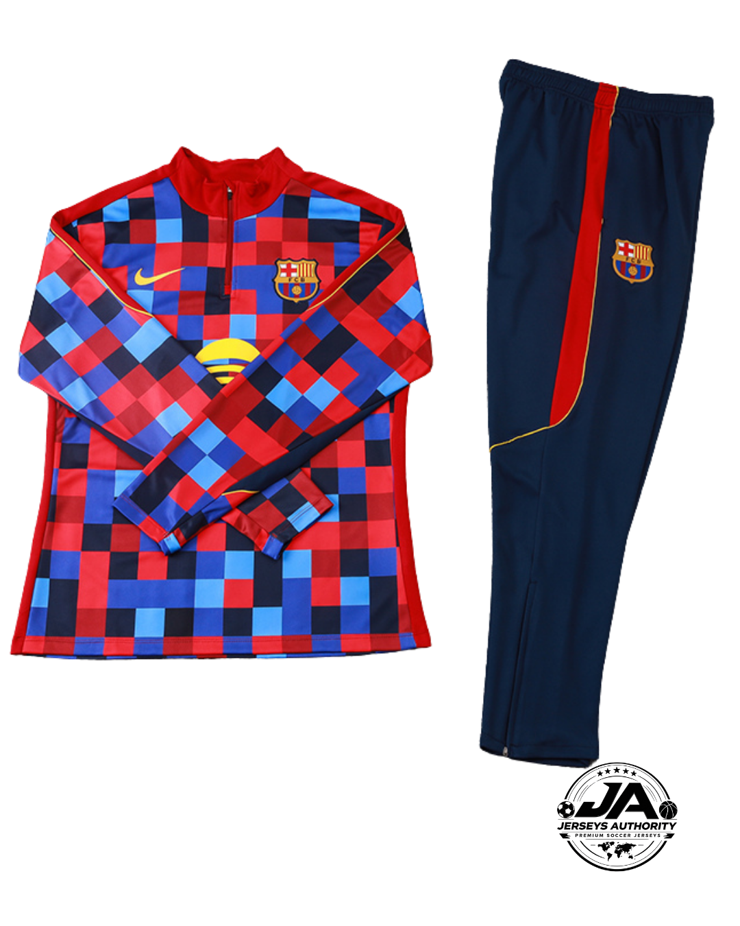 26/26 Barcelona Training Half Zipper Jacket Tracksuit + Long Pants